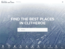 Tablet Screenshot of local.clitheroeadvertiser.co.uk